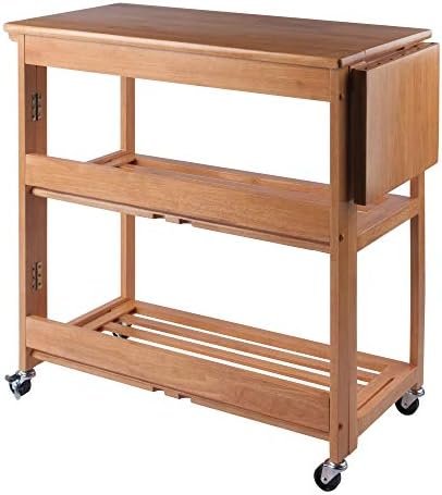 Winsome Radley Kitchen Cart, Light Oak - Image 11