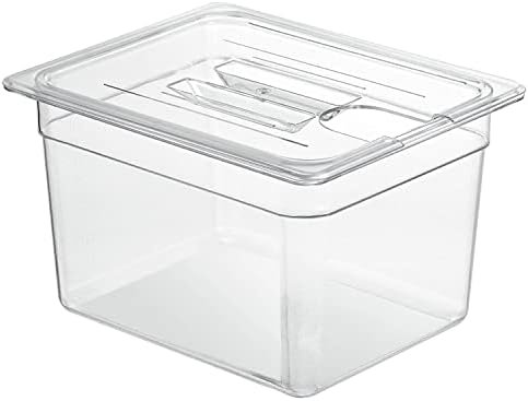 Sous Vide Container with Lid 11 Liter/12 Quarts for Virtually All Immersion Circulators Cookers Crystal Clear Transparent Polycarbonate Accessories Kit (12 Quats with Lid) - Image 2