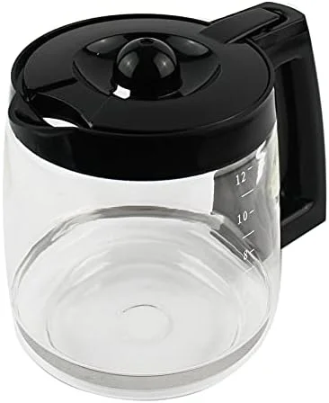 12-Cup Replacement Glass Carafe Pot Compatible with Hamilton Coffee Maker Models 46310, 49976, 49966, 49350, 49957, 49954, 49933, 49980A, 49980Z, 49983, 49618, 46300, 49950 - Image 3