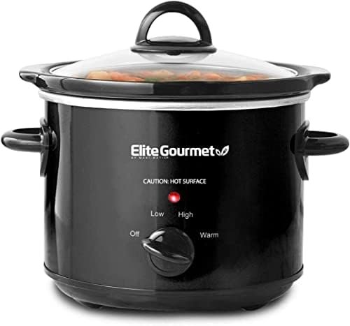 Elite Gourmet MST-350B Electric Oval Slow Cooker, Adjustable Temp, Entrees, Sauces, Stews & Dips, Dishwasher Safe Glass Lid & Crock (3 Quart, Black) - Image 2
