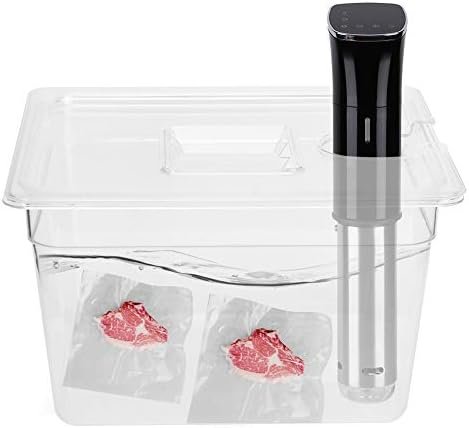 Foldable Collapsible Sous Vide Container, Sous Vide Container With Lid, Hinge With Calibration Marks Reliable 11L for Home Cooking Food Cooker - Image 5