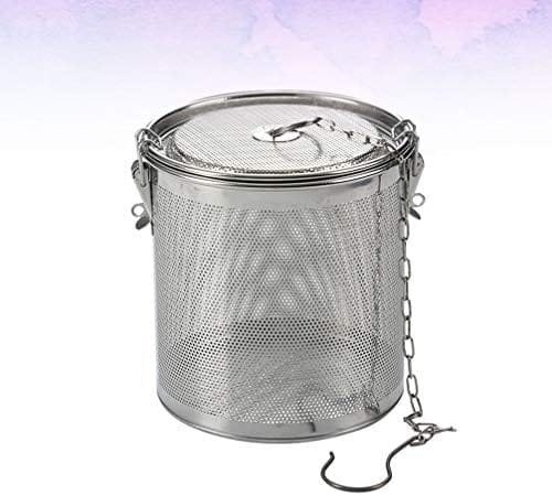 Yardwe Stainless Steel Tea Ball Strainer, Tea infuser with Extended Chain Hook, Fine Mesh Cooking Infuser for Loose Leaf Tea Seasonings (5.5 x 5.9 Inch) - Image 4