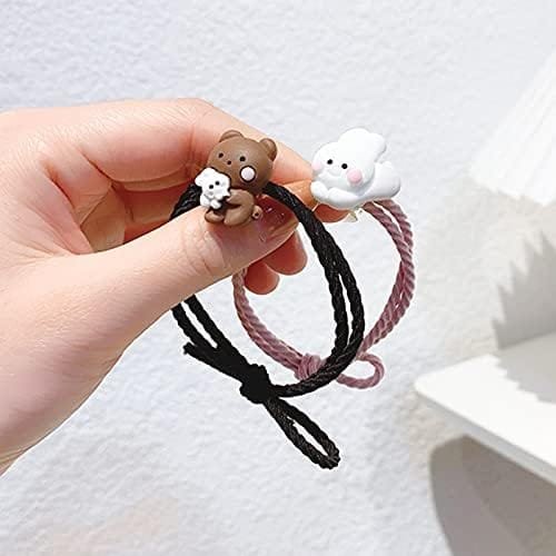 tbpersicwT Exquisite Bracelet, 2 Pieces of Couple Bracelet Cartoon Magnetic Matching Couple Wristband Jewelry Valentine's Day Fashion Accessories - Image 9