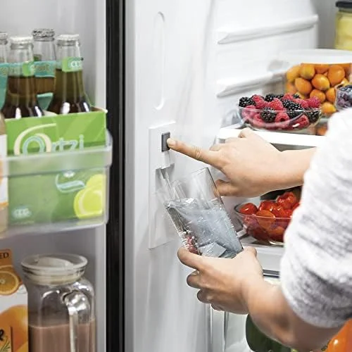 GE GNE27JYMFS 36" French Door Refrigerator with 27 cu. ft. Total Capacity Energy Star LED Lighting Internal Water Dispenser Spill-Proof Shelves in Fingerprint Resistant Stainless Steel - Image 7