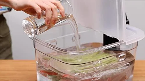 EVERIE Sous Vide Container 12 Quarts with Collapsible Hinge Lid and Removable Built-in Rack Compatible with Anova Nano AN400 and AN500-US00 and Instant Pot and Breville Joule Sous Vide Cooker - Image 7