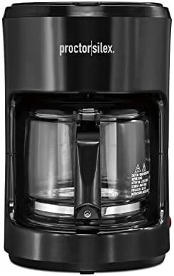 Proctor Silex Coffee Maker, Works with Smart Plugs That are Compatible with Alexa, Auto Pause and Serve, 10-Cup, Black - Image 7