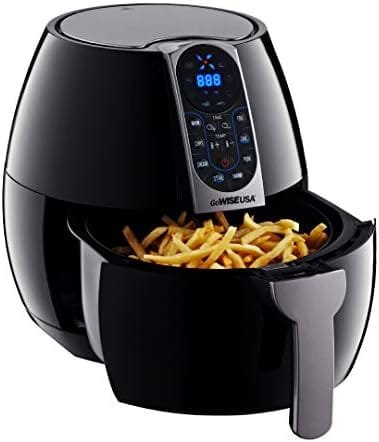 GoWISE USA 3.7-Quart Programmable Air Fryer with 8 Cook Presets, GW22638 - Black - Image 8
