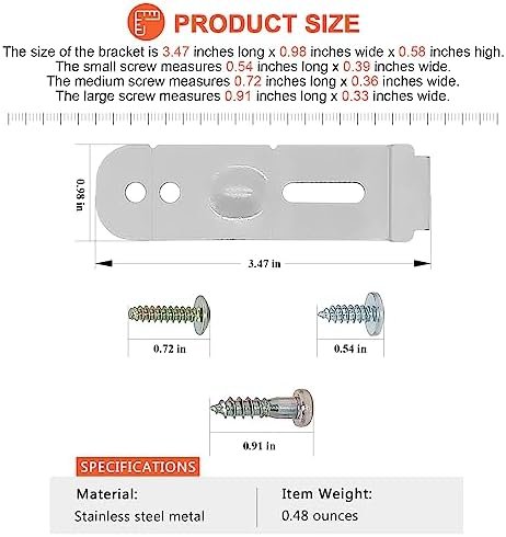 DD94-01002A Dishwasher Assembly-Install Kit by Beaquicy - Replacement for Samsung Dishwashers - Includes 2 Mounting Brackets and 6 Mounting Screws - Replaces AP4450818 2077601 PS4222710 - Image 5