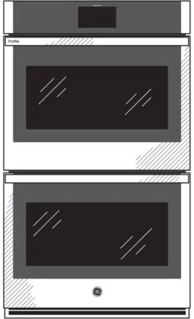 GE Profile Series 27" Stainless Steel Built-In Convection Double Wall Oven - Image 5
