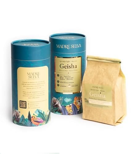 Colombian Specialty Coffee, Geisha, Cafe Madre Selva, 100% arabica Selected Coffee, Whole Beans, Medium Roast, Black Coffee, Gourmet quality, Fresh Coffee, Single Origin, 8.8 Ounce/250g - Image 4