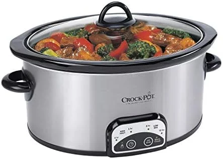 Crock-Pot 4-Quart Smart-Pot Programmable Slow Cooker, Silver - Image 3