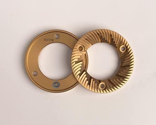 SSP High-Uniformity Espresso Grinding 83mm Flat Burrs (Red Speed Coated) - Image 3