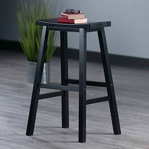 Winsome Satori Stool, 29", Black - Image 7