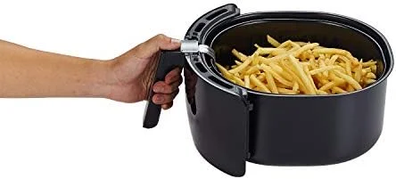 GoWISE USA 1700-Watt 5.8-QT 8-in-1 Digital Air Fryer with Recipe Book, Black - Image 6