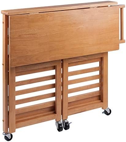 Winsome Radley Kitchen Cart, Light Oak - Image 3