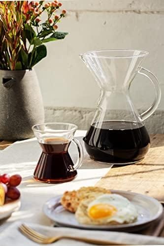 Chemex Pour-Over Glass Coffeemaker - Glass Handle Series - 6-Cup - Exclusive Packaging - Image 7