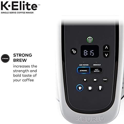 Keurig K-Elite Single-Serve K-Cup Pod Coffee Maker, Brushed Silver - Image 8