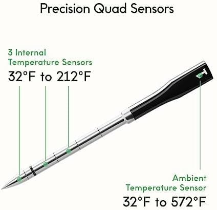 CHEF iQ Smart Wireless Meat Thermometer with 2 Ultra-Thin Probes, Unlimited Range Bluetooth Meat Thermometer, Digital Food Thermometer for Remote Monitoring of BBQ Grill, Oven - Image 6