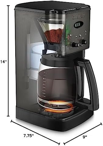 Cuisinart DCC-1200P1 Brew Central 12-Cup Programmable Coffeemaker Coffee Maker, Carafe, Brushed Chrome - Image 10