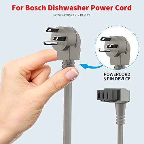 MEROM Plug Power Cord Compatible with BOSCH 00752018 Dishwasher Junction Box Kit For all 300 500 800 Series Replacement proprietary AC Charger Cable - Image 4