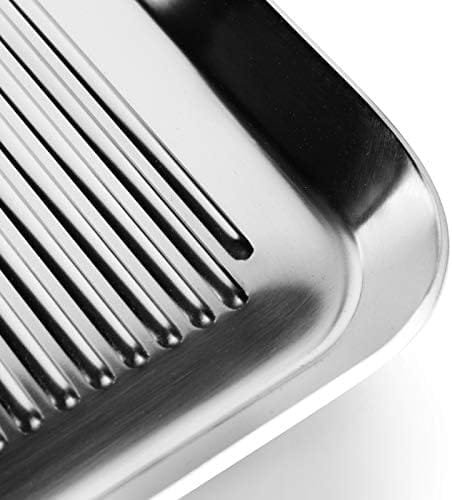 Demeyere 5-Plus 11-inch Stainless Steel Grill Pan - Image 4