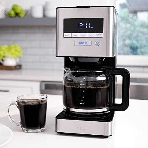 VINCI RDT 12 Cup Coffee Maker, with Patented Spinning Spray Head Technology, Bloom Setting, Brew to Pause, Stainless Steel Fully Programmable Electric Coffee Maker - Image 5