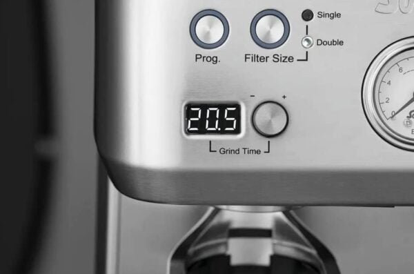 SOLIS Grind & Infuse Espresso Machine, ZERO STATIC, Adaptive PID, 2.6L, 54mm (Stainless Steel) - Image 7