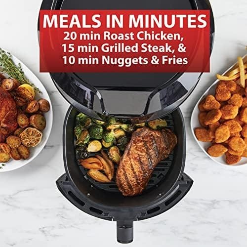 T-fal Easy Fry XXL Air Fryer & Grill Combo with One-Touch Screen, 8 Preset Programs, 5.9 quarts, Black & Stainless Steel - Image 6