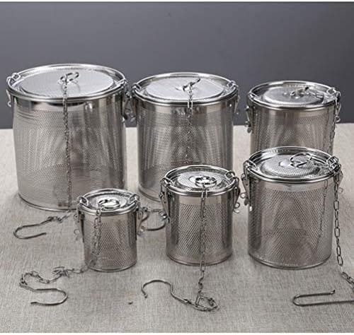 Yardwe Stainless Steel Tea Ball Strainer, Tea infuser with Extended Chain Hook, Fine Mesh Cooking Infuser for Loose Leaf Tea Seasonings (5.5 x 5.9 Inch) - Image 9