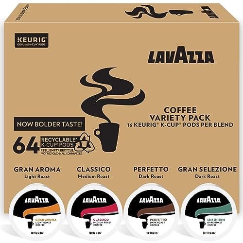 Lavazza Coffee K-Cup Pods Variety Pack for Keurig Single-Serve Coffee Brewers, 64 Count , Value Pack, Notes of: fruits, flowers, chocolate, carmel, citrus - Image 2