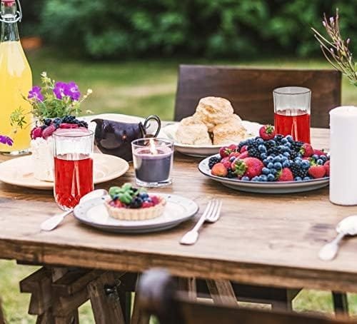 Highball Drinking Glasses Set of 12, Clear Cocktail Glasses , 11 Ounce Cups,Elegant and Durable Tall Bar Glassware Sets for Water, Juice, Cocktails, Beer, Glass Cups Set with Shockproof Package - Image 8