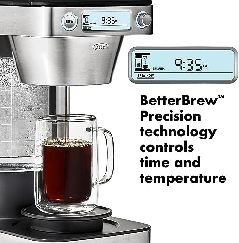 OXO Brew 12-Cup Coffee Maker With Podless Single-Serve Function,Silver - Image 7