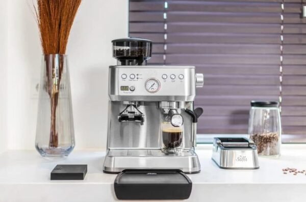 SOLIS Grind & Infuse Espresso Machine, ZERO STATIC, Adaptive PID, 2.6L, 54mm (Stainless Steel) - Image 4