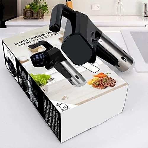 XARONF Sous Vide Cooker Immersion Circulator: Quiet 1800 Watts Precision Cooker with LCD Display IPX7 Waterproof Immersion Cooking Machine - Image 7