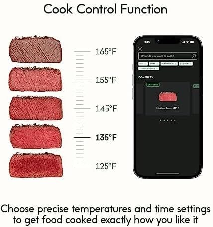 CHEF iQ Smart Wireless Meat Thermometer with 2 Ultra-Thin Probes, Unlimited Range Bluetooth Meat Thermometer, Digital Food Thermometer for Remote Monitoring of BBQ Grill, Oven - Image 9