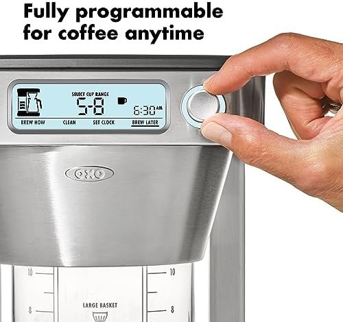 OXO Brew 12-Cup Coffee Maker With Podless Single-Serve Function,Silver - Image 6