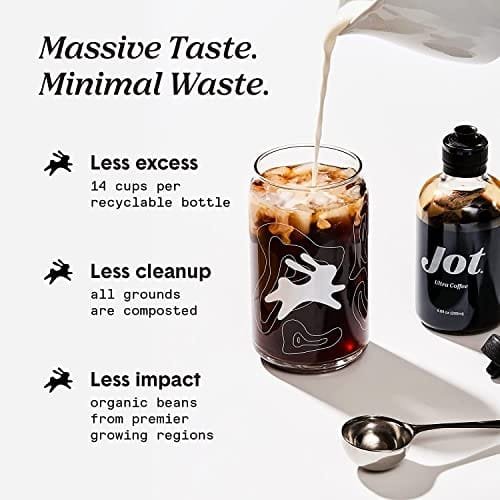 Jot Sampler Trio - Coffee Concentrate. 150 mg of Caffeine. One Tbsp Instantly Creates Iced or Hot Coffee. 14 Servings Per Bottle. 20x Liquid Coffee. - Image 7