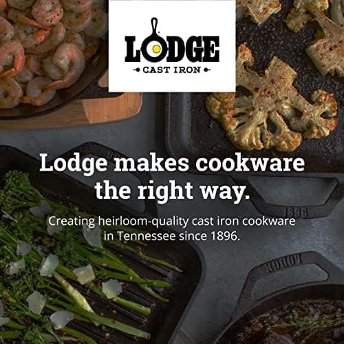 Lodge Chef Collection 12-Inch Cast Iron Skillet - Cast Iron Pan for Cooking, Frying & More - Camp Frying Pan for Open Fire, Stovetop, Oven, & Grill - Image 8