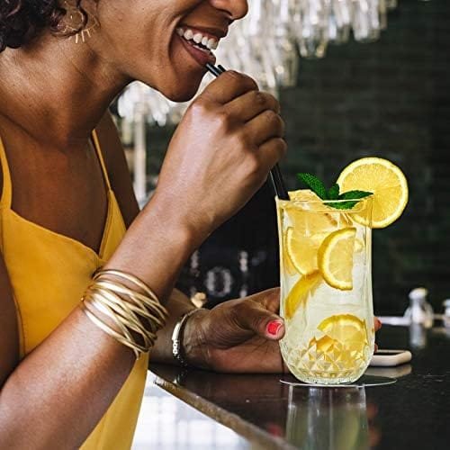 Highball Drinking Glasses Set of 12, Clear Cocktail Glasses , 11 Ounce Cups,Elegant and Durable Tall Bar Glassware Sets for Water, Juice, Cocktails, Beer, Glass Cups Set with Shockproof Package - Image 6