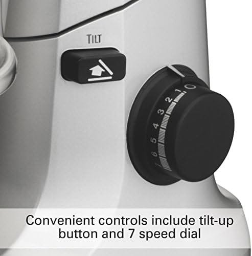 Hamilton Beach Electric Stand Mixer & 10-Cup Food Processor & Vegetable Chopper with Bowl Scraper, Stainless Steel (70730) - Image 4