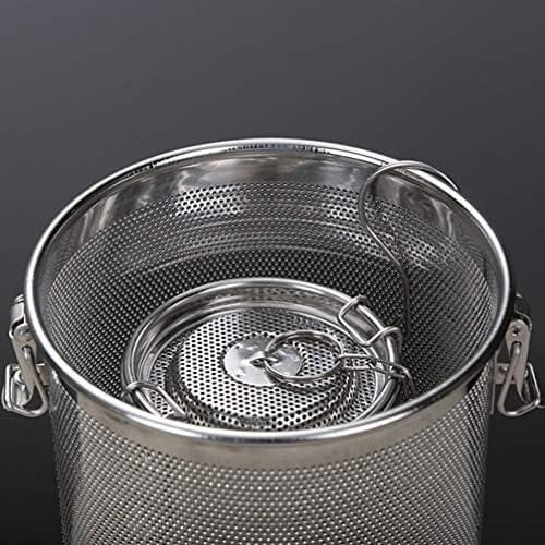 Hemoton Tea Ball Infuser Stainless Steel Mesh Seasoning Bag Filter Cooking Strainer Basket for Spices Loose Leaf Tea (14x15 Silver) - Image 5