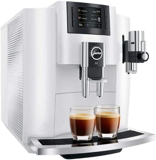 Jura E8 Espresso Coffee Machine, 64 ounces (White) - Image 3