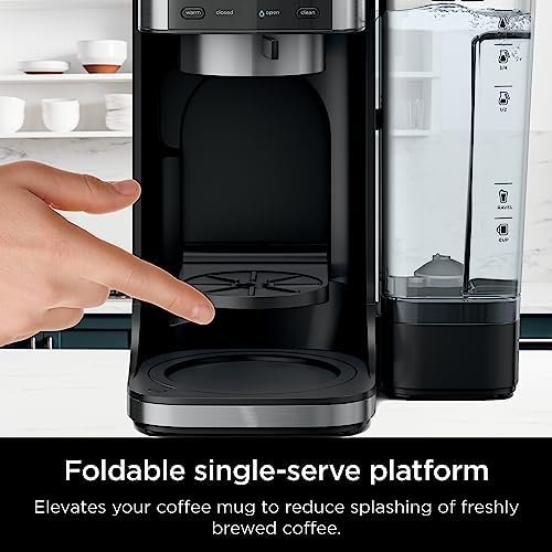 Ninja CFP101 DualBrew Hot & Iced Coffee Maker, Single-Serve, compatible with K-Cups & 12-Cup Drip Coffee Maker, Black - Image 8