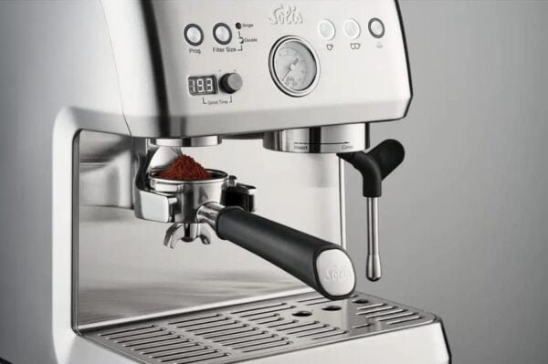 SOLIS Grind & Infuse Espresso Machine, ZERO STATIC, Adaptive PID, 2.6L, 54mm (Stainless Steel) - Image 6