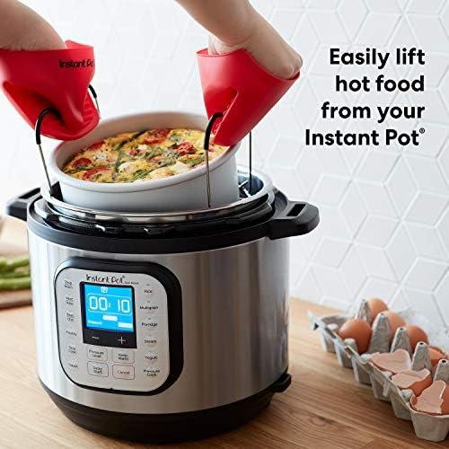 Instant Pot Duo 7-in-1 Electric Pressure Cooker, Sterilizer, Slow/Rice Cooker, Steamer, Saute, Yogurt Maker, and Warmer, 3 Quart, 11 One-Touch Programs & Pot Mini Mitts - Image 8