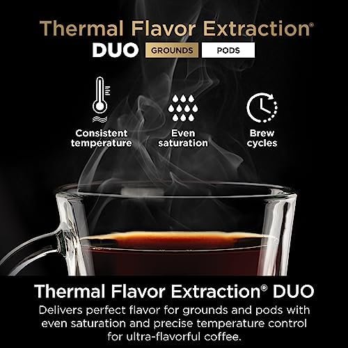 Ninja CFP101 DualBrew Hot & Iced Coffee Maker, Single-Serve, compatible with K-Cups & 12-Cup Drip Coffee Maker, Black - Image 9