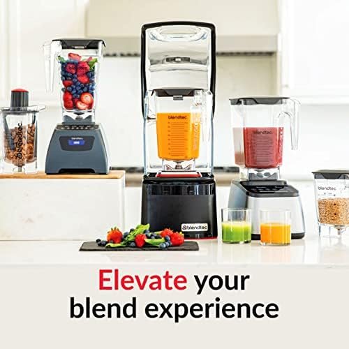 Blendtec Total Classic Original Blender - WildSide+ Jar and Blendtec GO Travel Bottle (34 oz) BUNDLE - Professional-Grade Power - 6 Pre-programmed Cycles - 10-speeds - Black, 90 oz - Image 3
