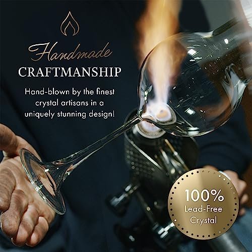 ELIXIR GLASSWARE Martini Glasses Set of 4 - Hand Blown Crystal Martini Glasses with Stem - Elegant Cocktail Glasses for Bar, Martini, Cosmopolitan, Manhattan, Gimlet, Pisco Sour 9oz, Clear… - Image 5
