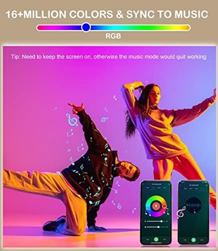 CLOUDY BAY 4-Light Smart WiFi LED Track Lighting Kit,Track Light Heads Compatible with Alexa Google Home,RGBCW Color Changing,No Hub Required, 30W 2700K-5000K, CRI 90+, 2400LM, Black - Image 5