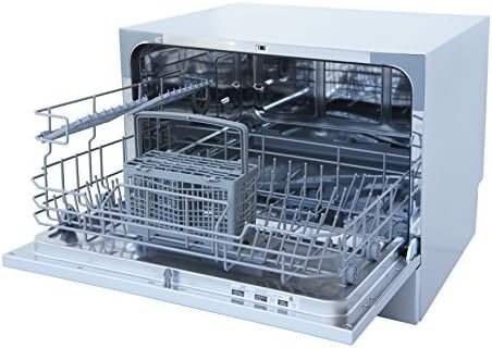 SPT SD-2224DW ENERGY STAR Countertop Dishwasher with Delay Start - Portable Dishwasher with Stainless Steel Interior and 6 Place Settings for Apartment Office And Home Kitchen, White - Image 7